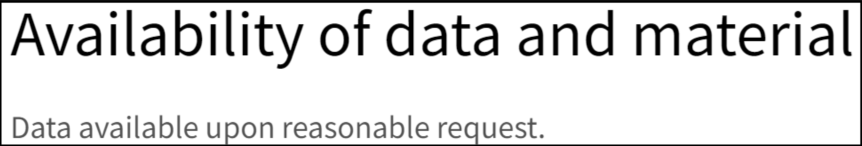 A real sentence from a real paper published in *THE LANCET Regional Health*. How about *make the data available and I won't scratch your car*, how's that for a reasonable request?